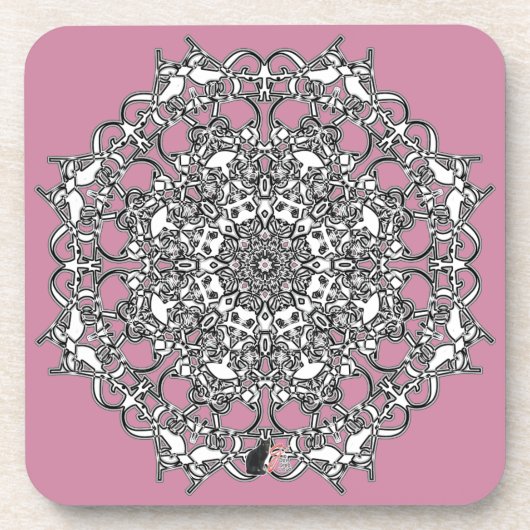 Fabulous Octa Glyph Dawn Untersetzer (Vorderseite)