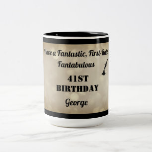 Fabulous Personalisiert 41. Geburtstagsfeier Tasse
