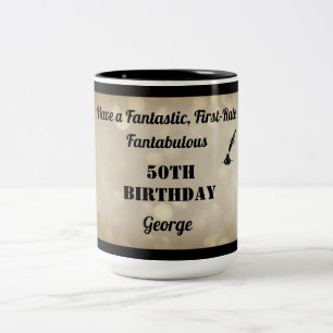 Fabulous Personalisiert 50. Geburtstagsfeier Tasse