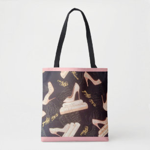 "Fabulous Pink Shoes" Mehrdruck-Tasche Tasche
