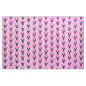 FABULOUS PINK STAR CHEERLEADER FABRIC STOFF (Yard (91,4 cm))