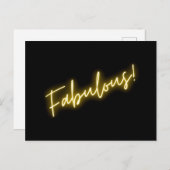 Fabulous Postcard Postkarte (Vorne/Hinten)