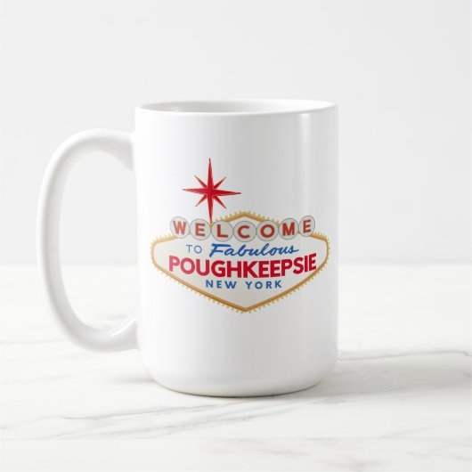 Fabulous Poughkeepsie New York Kaffeetasse (Links)