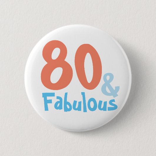 Fabulous Retro Birthday Party Button (Vorderseite)