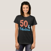 Fabulous Retro Birthday Party T-Shirt (Vorne ganz)