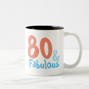 Fabulous Retro Birthday Zweifarbige Tasse