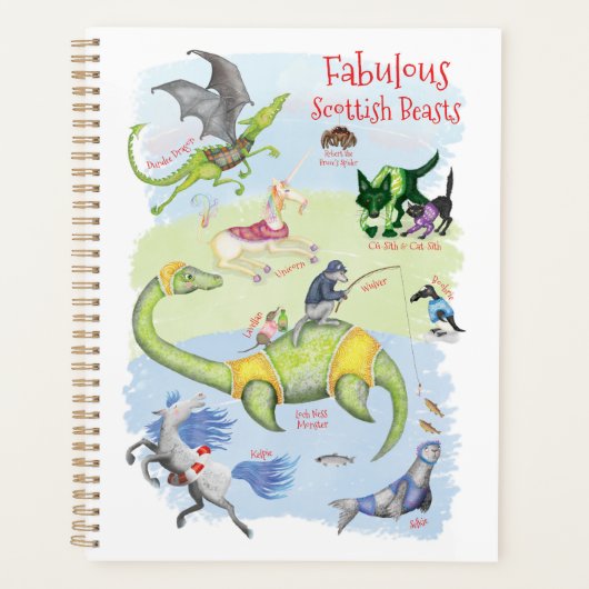 Fabulous Scottish Beasts Planer (Vorderseite)