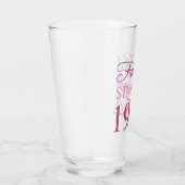 Fabulous seit 1954 70. Geburtstag Glas (Rechts)