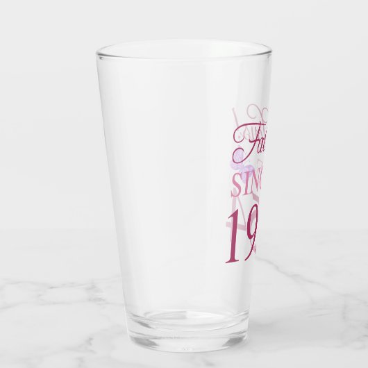 Fabulous seit 1954 70. Geburtstag Glas (Rechts)