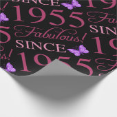Fabulous seit 1955 70. Geburtstag Geschenkpapier (Ecke)
