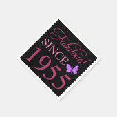 Fabulous seit 1955 70. Geburtstag Serviette (Ecke)