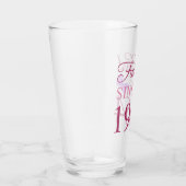 Fabulous seit 1964 60. Geburtstag Glas (Rechts)