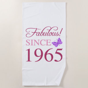 Fabulous seit 1965 60. Geburtstag Strandtuch