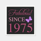 Fabulous seit 1975 50. Geburtstag Serviette (Vorderseite)