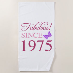 Fabulous seit 1975 50. Geburtstag Strandtuch
