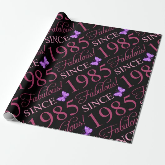 Fabulous seit 1985 40. Geburtstag Geschenkpapier (Ungerollt)