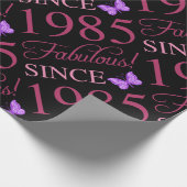 Fabulous seit 1985 40. Geburtstag Geschenkpapier (Ecke)