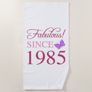 Fabulous seit 1985 40. Geburtstag Strandtuch