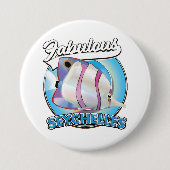 Fabulous Seychelles Retro-Logo Button (Vorderseite)