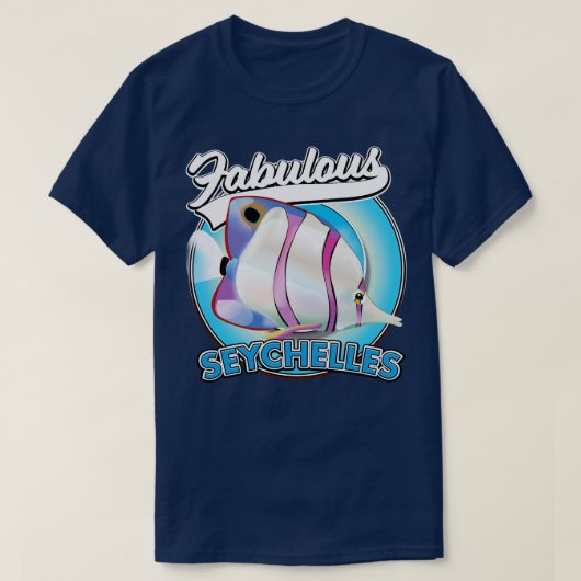 Fabulous Seychelles Retro T-Shirt (Design vorne)