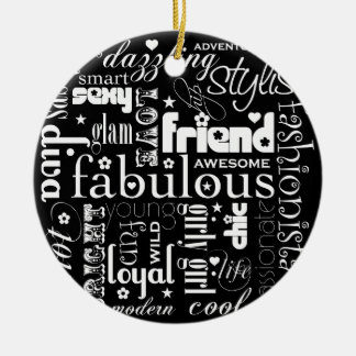 Fabulous Synonym BESTE FREUNDIN Ornament
