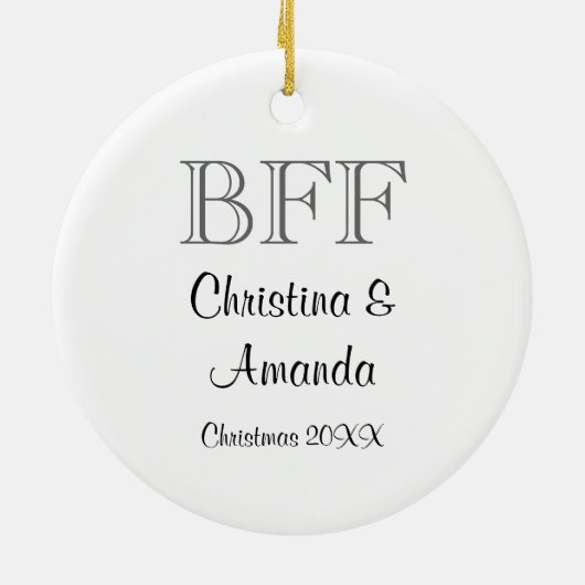 Fabulous Synonym BESTE FREUNDIN Ornament (Hinten)