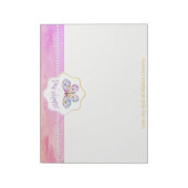 Fabulous Tante Butterfly Geschenkideen Notizblock (Rotiert)