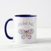 Fabulous Tante Butterfly Geschenkideen Tasse (Links)