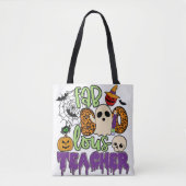 Fabulous Teacher Halloween Tote Bag Tasche (Vorderseite)