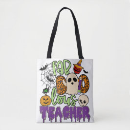 Fabulous Teacher Halloween Tote Bag Tasche