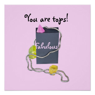 Fabulous Tops Lila Auszeichnung für BEST! Poster