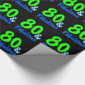 Fabulous Tropical Birthday Geschenkpapier (Ecke)