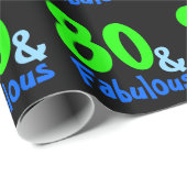 Fabulous Tropical Birthday Geschenkpapier (Rolleneckpunkt)