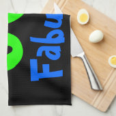 Fabulous Tropical Birthday Küchentuch (Viertel Falte)