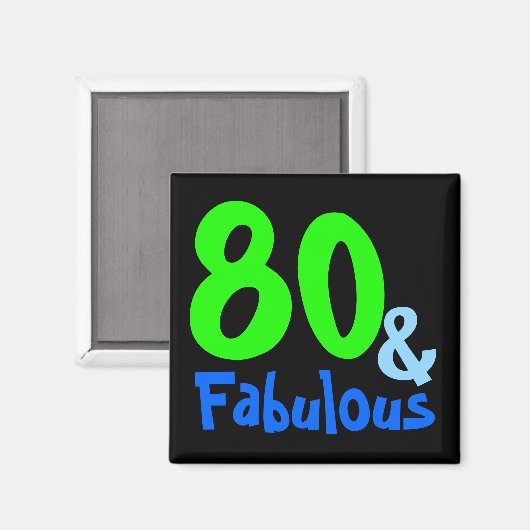 Fabulous Tropical Birthday Magnet (Vorderseite/Rückseite)