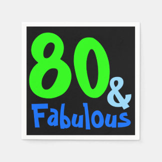 Fabulous Tropical Birthday Serviette