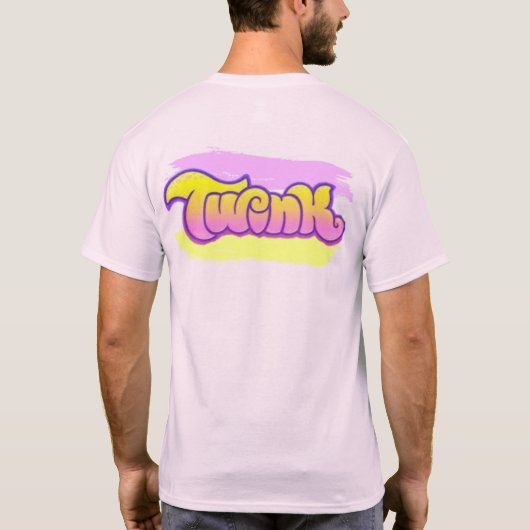 Fabulous Twink Pride Men's Basic T - Shirt (Rückseite)