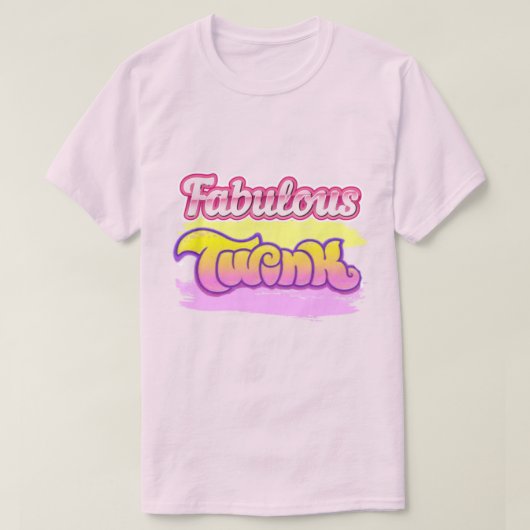 Fabulous Twink Pride Men's Basic T - Shirt (Design vorne)