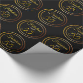 Fabulous und 55 Geburtstag Geschenkpapier (Ecke)