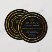 Fabulous und 55 | Runde Einladung (Vorne/Hinten)