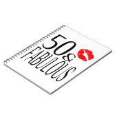 Fabulous und fünfzig notizblock (Linke Seite)