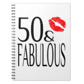 Fabulous und fünfzig notizblock (Vorderseite)