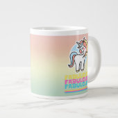 Fabulous Unicorn Jumbo-Tasse (Vorderseite Rechts)