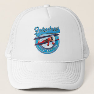 Fabulous United Kingdom travel patch. Truckerkappe