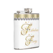 Fabulous vierty Birthday Flachmann (Rechts)