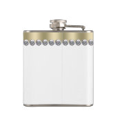 Fabulous vierty Birthday Flachmann (Rückseite)