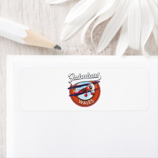 Fabulous Wales Retrostil Reise Patch Metal Pri (Insitu)