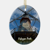 Fabyan Park Dutch Smock Mill Keramik Ornament (Rechts)