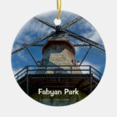 Fabyan Park Dutch Smock Mill Keramik Ornament (Vorne)