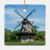 Fabyan Park Dutch Windmill Keramikornament (Rückseite)